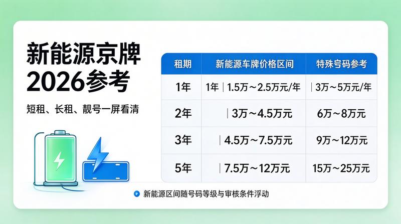 2026年北京车指标政策解读